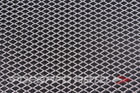 Купить Сетка для бампера/радиатора 1000*400 мм, ромбик - 10*5,5 мм, серебро DOLLEX DKS-012