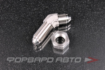 Купить Фитинг AN3 45° проходной, нержавеющая сталь, с гайкой  HF-909-3