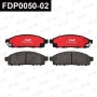 Колодки тормозные FAP FDP0050-02