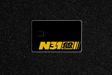 Купить Стикер для банковской карты "N31 Black&Yellow"  86*55мм CIAY 