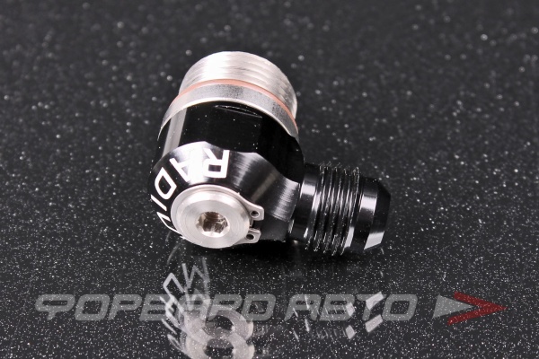 Фитинг BANJO ORB8 - AN6, черный RADIUM ENGINEERING 20-1000-0806