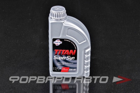 Купить Масло моторное 5W40 1л, TITAN SUPERSYN A3/B4 SN/SM/CF FUCHS 177061008