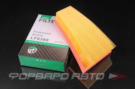 Купить Фильтр воздушный GREEN FILTER LF0360