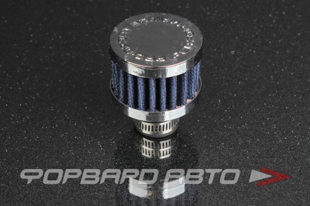 Купить Фильтр вентиляции картерных газов, D=18 мм., синий/хром PROSPORT RS-03583