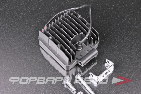 Купить Фара светодиодная OFF ROAD 107*107(126)*50мм квадратная 12V/24V 48W 6000K  16 диодов SPOT FLASH SKYWAY S07201134
