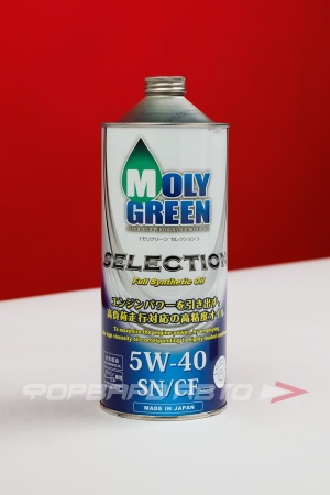 Купить Масло моторное 5W40 1л, SELECTION SN/CF MOLY GREEN 0470088