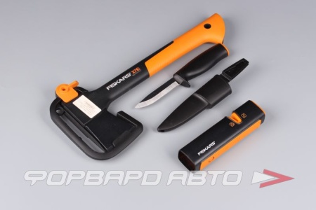 Купить Топор универсальный Х7 + точилка для топоров и ножей + нож К40 FISKARS 1059024
