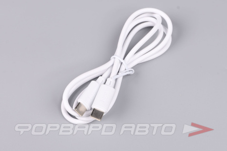 Кабель USB-C Type-c+Type-C 60W 1м белый HOCO X88