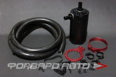 Купить Маслоуловитель круглый (красный крепёж) MISHIMOTO MMBCC-UNI-RD