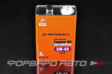 Купить Масло моторное 5W40 4л, ENGINE OIL FS SP/CF AUTOBACS A00032242