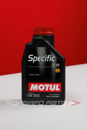 Купить Масло моторное 0W20 1л, SPECIFIC 5122 A1/B1 MOTUL 107304