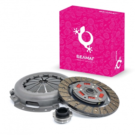 Купить Сцепление в сборе ВАЗ 2190,2170,2180, Калина 2 1,6 с тросовым приводом БелМаг BM.0212
