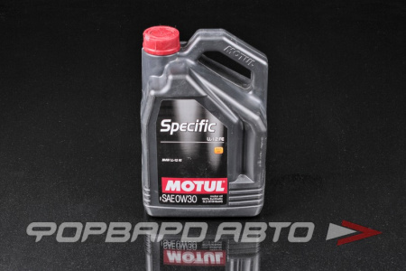 Масло моторное 0W30 5л, SPECIFIC LL-12 FE MOTUL 107302