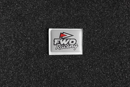 Купить Стикер FWD Racing, объемный  50*40мм  