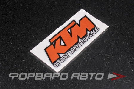 Наклейка KTM большая RACING STYLE 