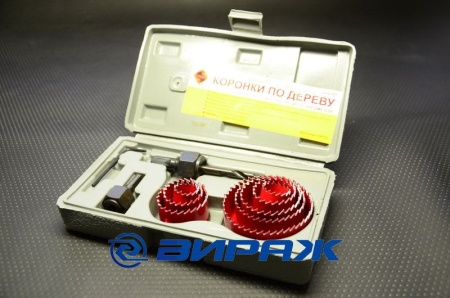 Купить Набор коронок для дерева 11шт. ЭНКОР 19153