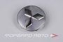 Колпачок ступицы для литых дисков MMC, D54/60мм h4-9,5мм, Silver+3D хром лого <> MS-04