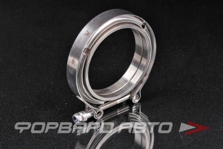 Купить Хомут V-Band 102 мм (4") + 2 фланца из нержавеющей стали EPMAN EP-VKG40 Купить Хомут V-Band 102 мм (4") + 2 фланца из нержавеющей стали EPMAN EP-VKG40