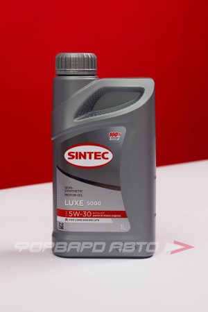 Купить Масло моторное 5W30 1л, LUXE 5000 SL/CF (п/с) SINTEC 600244