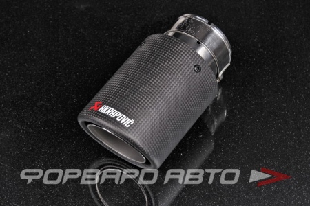 Купить Насадка глушителя Вход = 65мм, Выход = 89мм, Akrapovic style V2 закругленный край (Фиксируется хомутом) GYCA YT4-MT-8