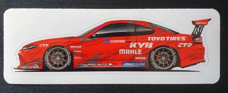 Купить Стикер "S15 RED" CIAY 