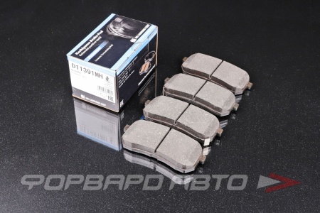 Купить Колодки тормозные, задние (с антискрипной пластиной) KASHIYAMA D11391MH