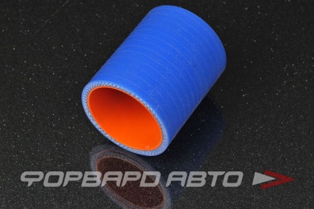 Купить Патрубок силиконовый 50 мм, L=62 мм, для ТКР 7С-6 на для КАМАЗ, синий MELCO 7406-1118276