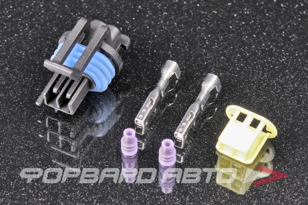 Купить Разъем 2 way 22-20 AWG (GT150.35-SKT1) 1.47-1.85mm (GT150.35-SL1) GT-150 Sealed 3.5mm Centerline  2-1-147