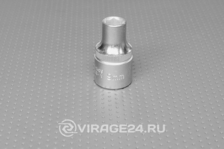 Головка 9мм 6- гр 1/2" FORCE 54509