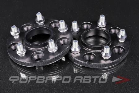 Купить Проставки колесные 15 мм, 5*114,3 12*1,25 =66,1->66,1 ELIT черные+ шпильки+ гайки ВЕКТОР 15ADH5114S-661 BA