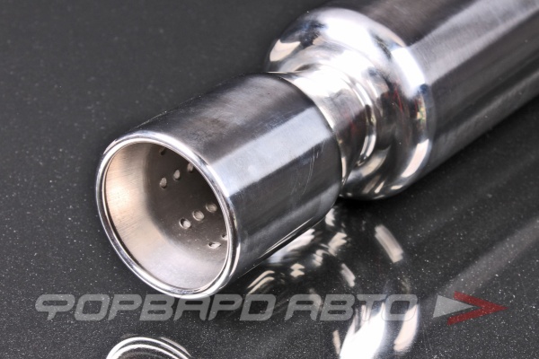 Глушитель Вход = 55 мм Выход = 80 мм Длина = 510 мм D = 115 мм TORINO AUTO HJ-A0081