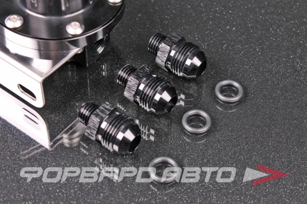 Регулятор давления топлива AN8 30-100PSI (2.0~7.0kg/cm), черный AB88 