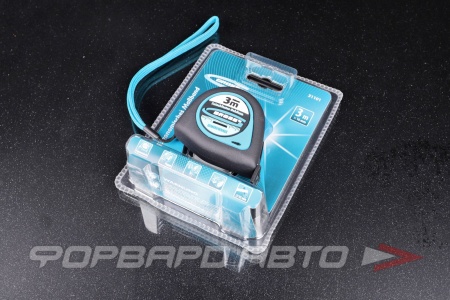 Купить Рулетка 3м*16мм.  "Ergonomisch" магнитный обрезинен. зацеп GROSS 31101