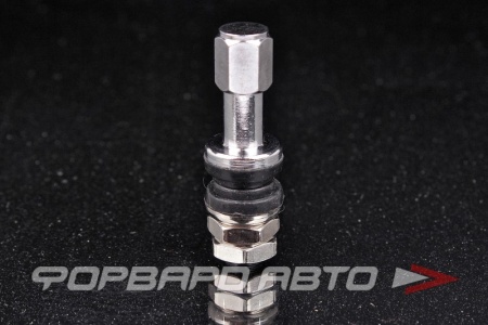 Купить Вентиль для бескамерных шин разборный, хром, h-43мм ВЕКТОР V 4 (TR 43E)