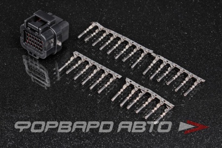 Купить Разъем 26 way 18-16 AWG (SS10-SKT2) Superseal 1.0 Series (Keying 2) TE CONNECTIVITY 3-1437290-8