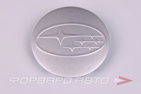 Купить Колпачок ступицы для литых дисков Subaru, D52/59мм, h4-6мм Silver <> SR-01