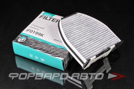 Купить Фильтр салонный (угольный) GREEN FILTER IF0199K