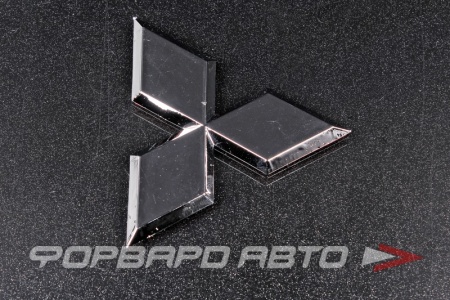 Купить Эмблема Mitsubishi хром 80х80мм (скотч) SKYWAY ACS-EMMITS4009