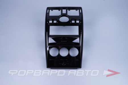 Купить Борода панели ВАЗ 2170 в СБОРЕ (консоль приборов) ЧЕРНЫЙ ЛАК  (пепельница + загл.) ПЛАСТИК 08260