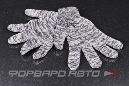 Купить Перчатки трикотажные 10 класс, меланж <> 67788