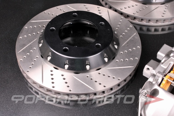 Комплект тормозной системы R18 Toyota LC150 (суппорта + диски + колодки + шланги) BREMBO STYLE 