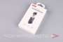 Модулятор FM (трансмиттер) с bluetooth, 2.4А USB,  черный XO BCC16