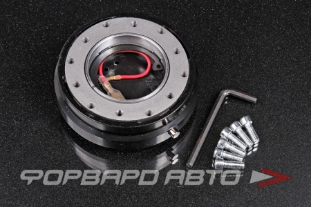 Купить Адаптер для рулевого колеса быстросъемный, алюминиевый, черный (80 мм - 2,53 мм) EPMAN EPCA0012-BK