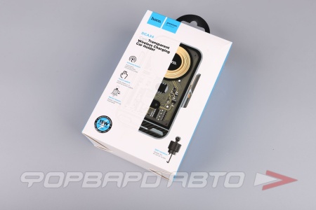 Купить Держатель телефона магнитный+беспроводная зарядка, серебро HOCO DCA34