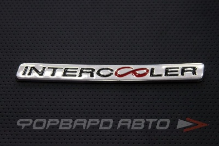 Купить Эмблема Intercooler пластиковая самоклеющаяся 180*18мм MELCO 