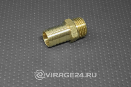 Штуцер для шлангов 1/2"Mx18мм ( 105 ) PF 