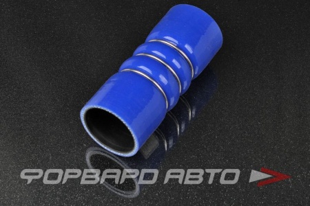 Купить Патрубок силиконовый 60 мм, L=160 мм, гофрированный, синий (уценка) MELCO 