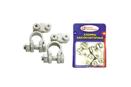Купить Клемма аккумуляторная "±" (латунь) 2 шт./100 GENERAL TECHNOLOGIES GT-BT223
