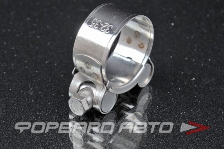 Купить Хомут силовой 32-35мм, нержавеющ.сталь  