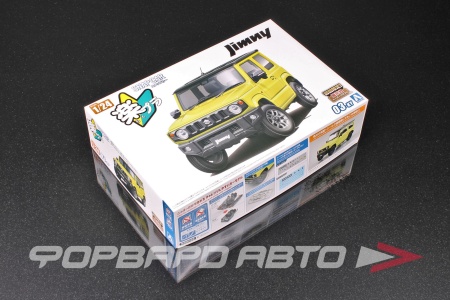 Купить Сборная модель Suzuki Jimny 2018 (Kinetic Yellow) AOSHIMA 06596
